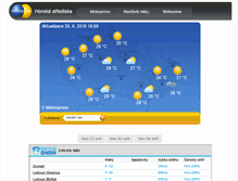 Tablet Screenshot of hory.meteopress.cz