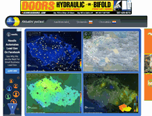 Tablet Screenshot of aktual.meteopress.cz